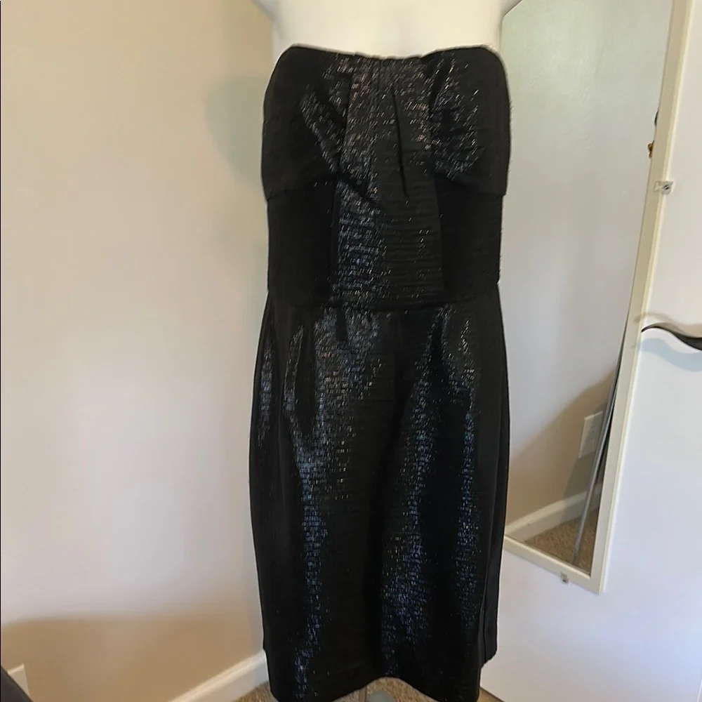Kate Spade Black Strapless Cocktail Dress
